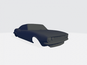67 camaro ss printable body 3D Print Model