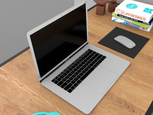 wall mounted convertible shelf and table rigging and animation 3D Model