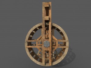 medieval crane 3D मॉडल
