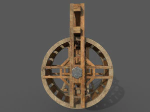 medieval crane 3D Model