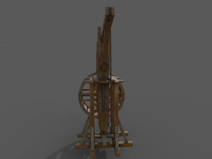 medieval crane 3D मॉडल