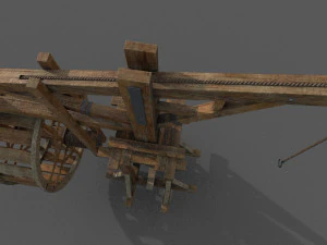 medieval crane 3D Model