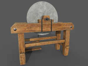 grindstone low-poly 3D Model