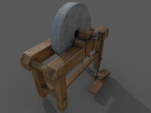 grindstone low-poly 3D Model