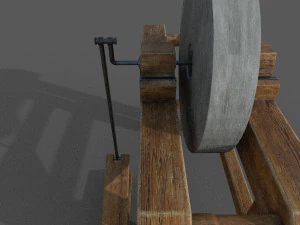 grindstone low-poly 3D Model