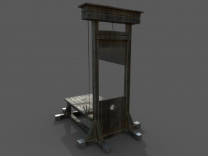 guillotine 3D Model