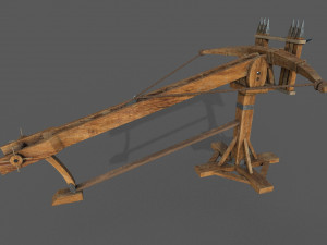 ballista low-poly 3D मॉडल
