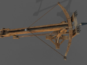 ballista low-poly Model 3D