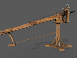 ballista low-poly Model 3D