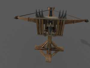 ballista low-poly Model 3D