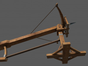 ballista low-poly Model 3D