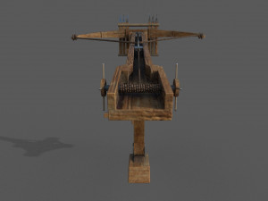 ballista low-poly Model 3D