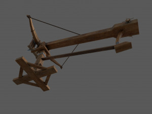 ballista low-poly Model 3D