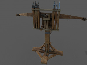 ballista low-poly Model 3D