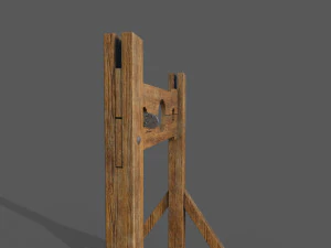 pillory low-poly 3D Model