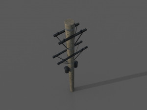 power pole 3D Model