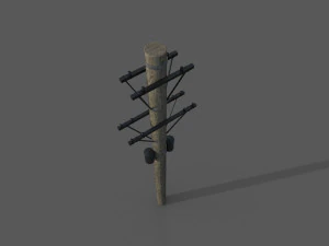 power pole 3D Model