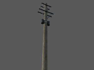 power pole 3D Model