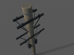power pole 3D Model