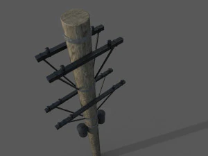 power pole 3D Model