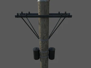 power pole 3D Model
