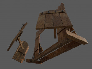 barricade low-poly 3D 모델