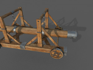 battering ram low-poly 3D 模型