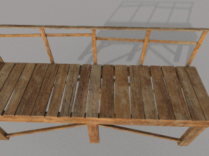 bridge low-poly Model 3D