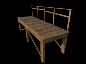 bridge low-poly Model 3D