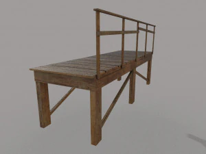 bridge low-poly 3D Model