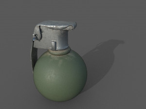 grenade low-poly  3D Model
