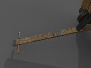 medieval mantlet 3D मॉडल