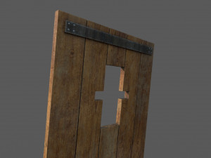 medieval mantlet 3D मॉडल