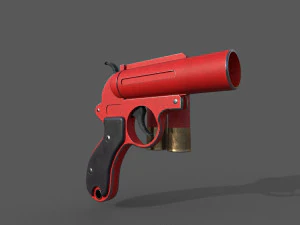 フレアローポリ 3Dモデル