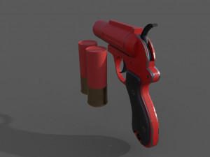 flare low-poly Modello 3D