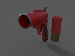 flare low-poly Modello 3D
