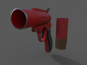 flare low-poly Modello 3D