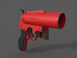 flare low-poly Modello 3D