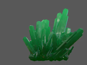 crystal rock low-poly 3D Model