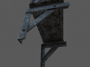 air conditioner low-poly Modelo 3D