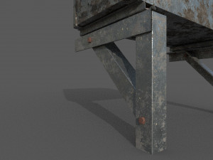 air conditioner low-poly Modelo 3D
