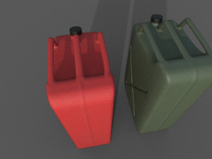 fuel canister low-poly 3D Model