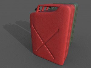 fuel canister low-poly 3D Model