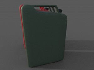 fuel canister low-poly 3D Model