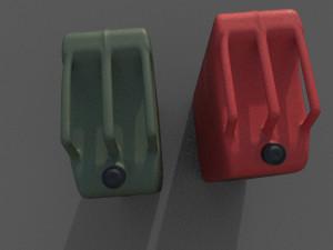 fuel canister low-poly 3D Model