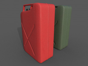 fuel canister low-poly 3D Model