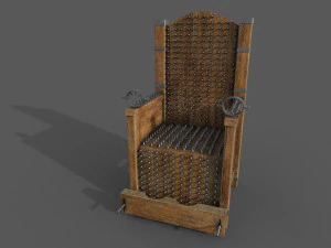 torture chair low-poly 3D Model