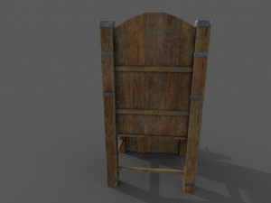 torture chair low-poly 3D Model