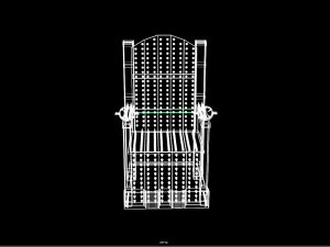 torture chair low-poly 3D Model