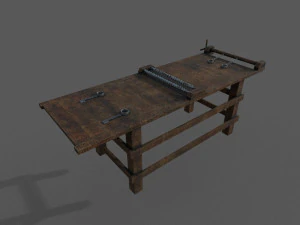 mesa de tortura Modelo 3D